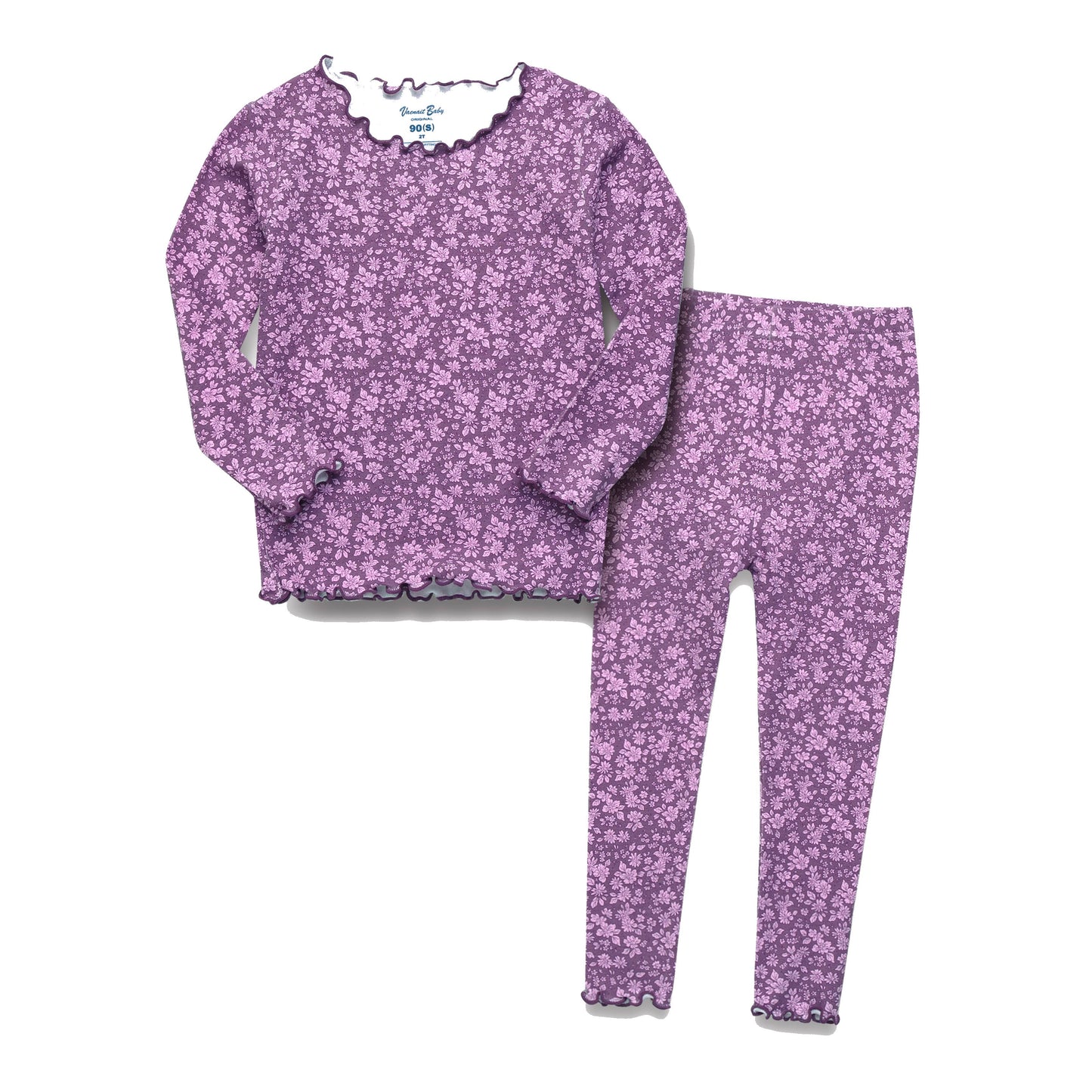 Peony Purple | Bamboo Long Sleeve PJ Set