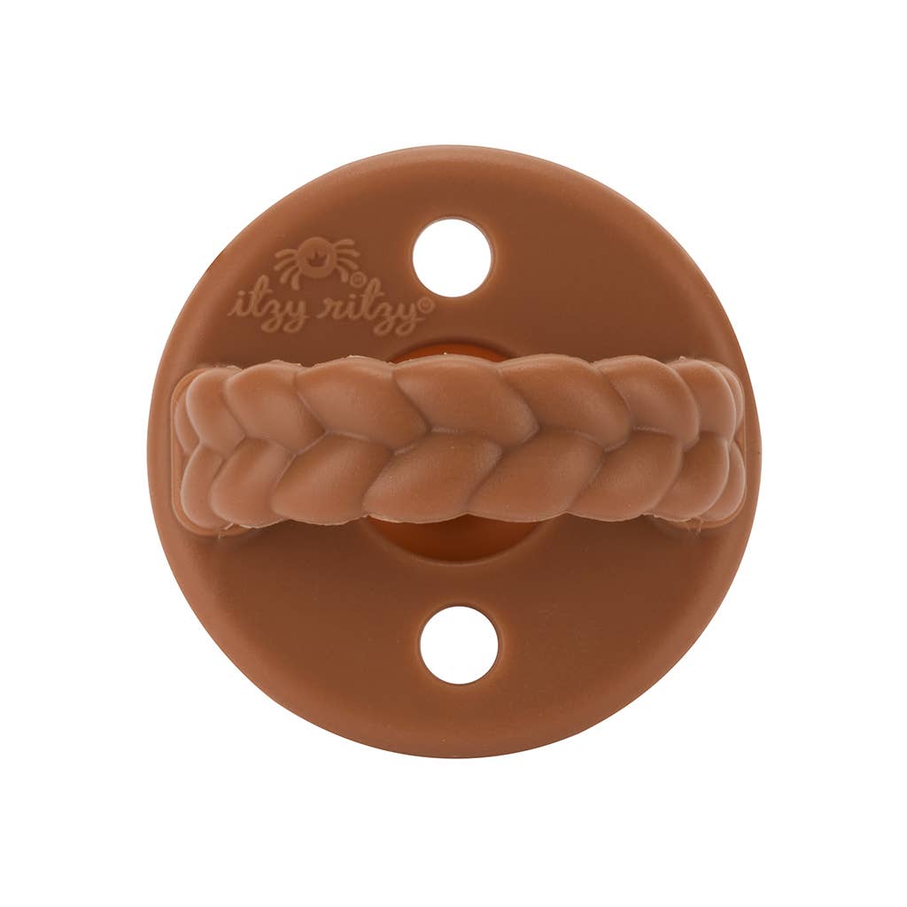 Sweetie Soother™ Silicone Pacifier|Set of 3|Coffee & Cream