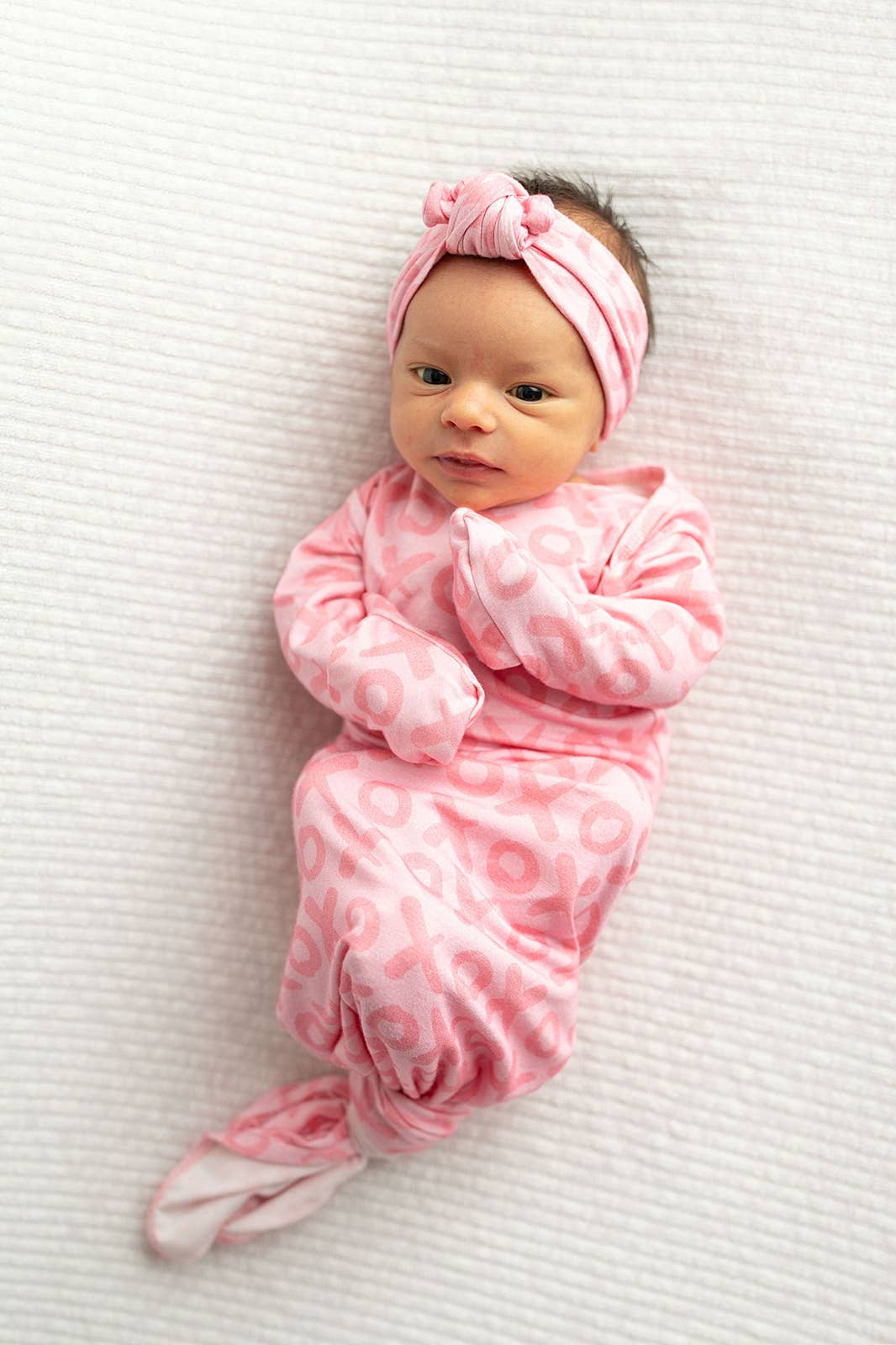 XOXO Love Knotted Newborn Baby Gown