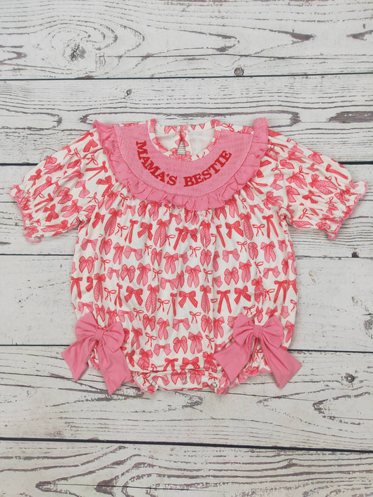 Mama's Bestie Smocked Bubble