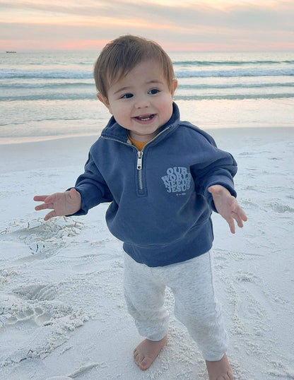 "Our World Needs Jesus" | Kids Half-Zip