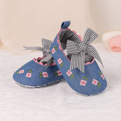 Embroidered Girls Baby shoes
