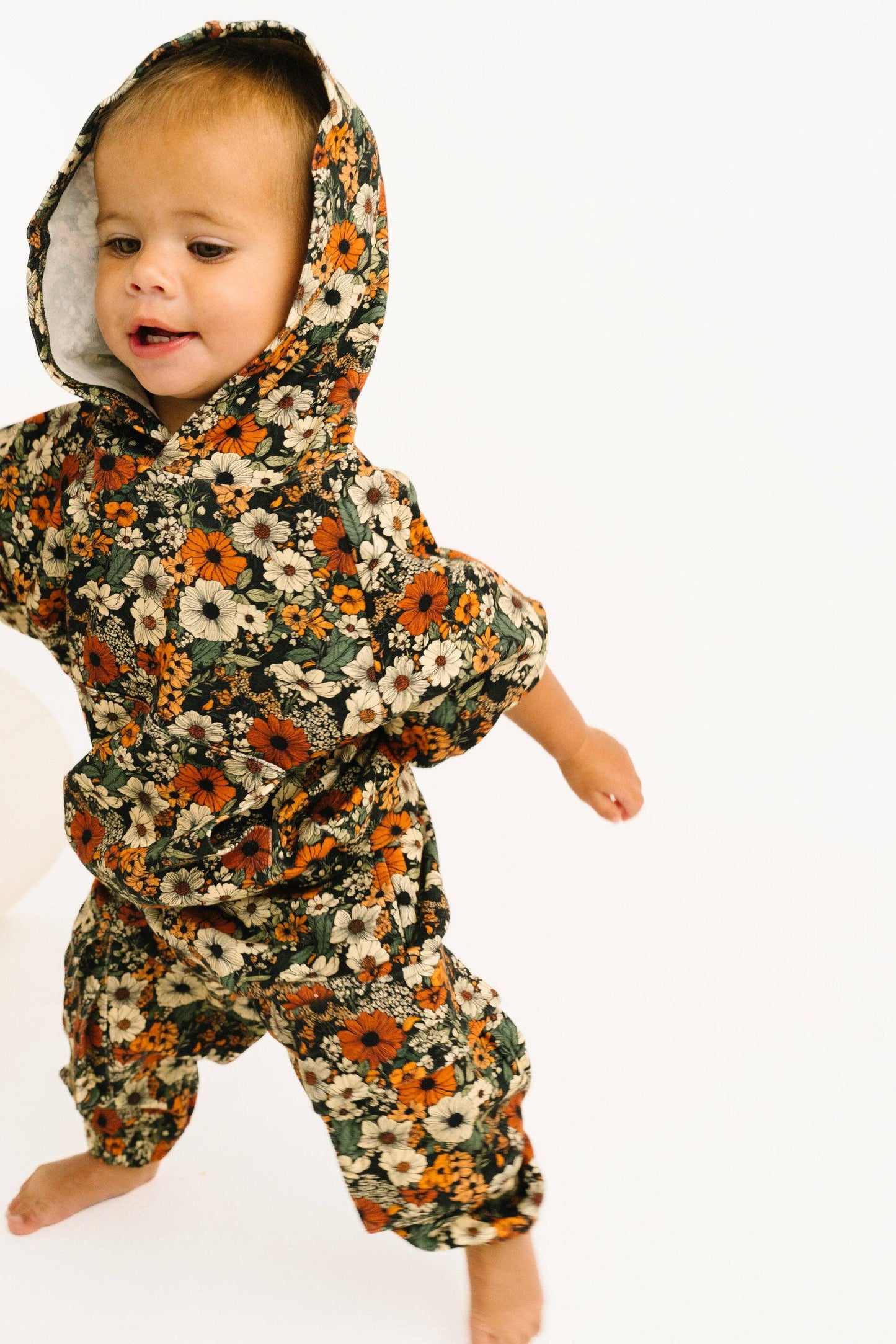 Rustic Blooms Cargo Hoodie Set