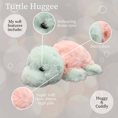 World's Softest Plush Huggee 11 inch - Baby Turtle