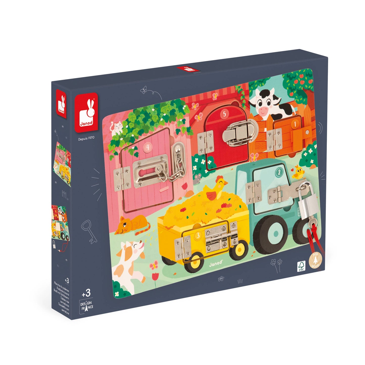 Interactive Padlocks Board | Farm