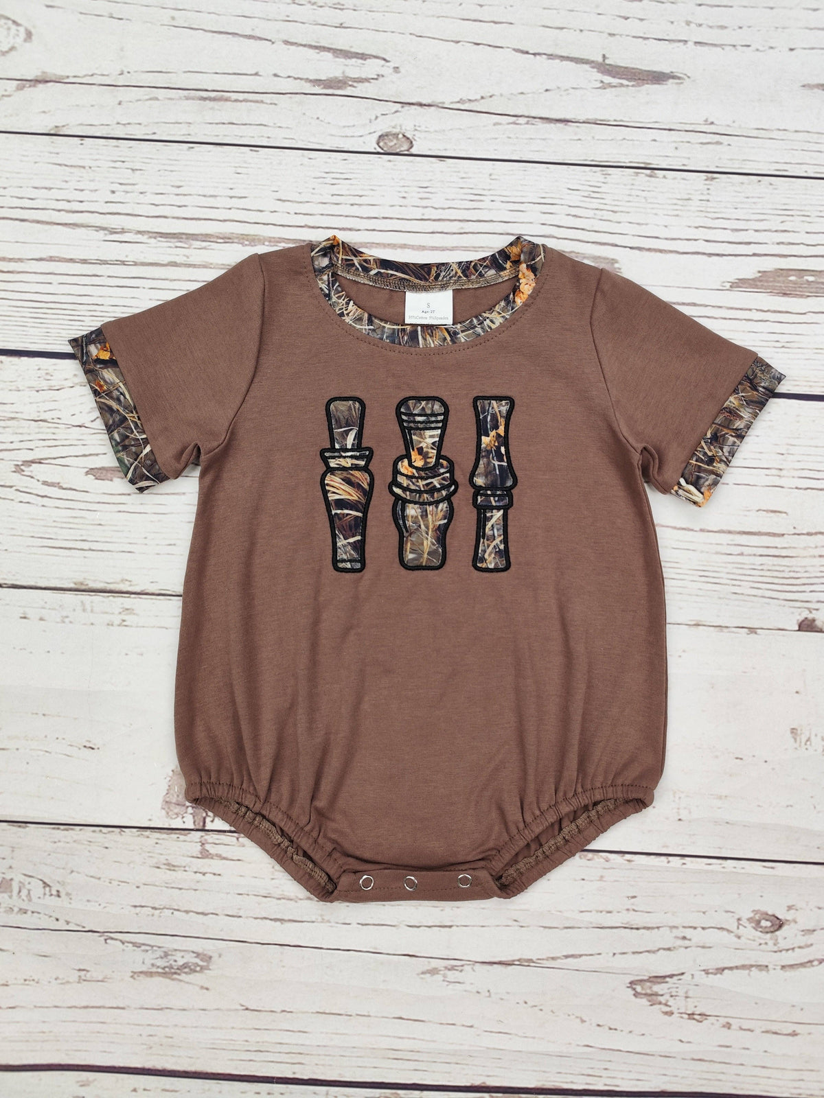Camo Call Appliqué Bubble