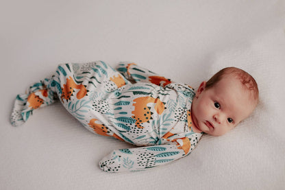Dinosaur Animal Print Zoo Knotted Gown