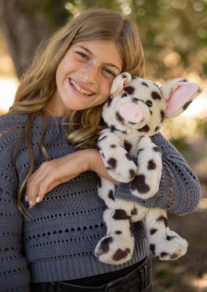 World's Softest Lushee 16 inch Spots Piggy Plush Toy for Kid