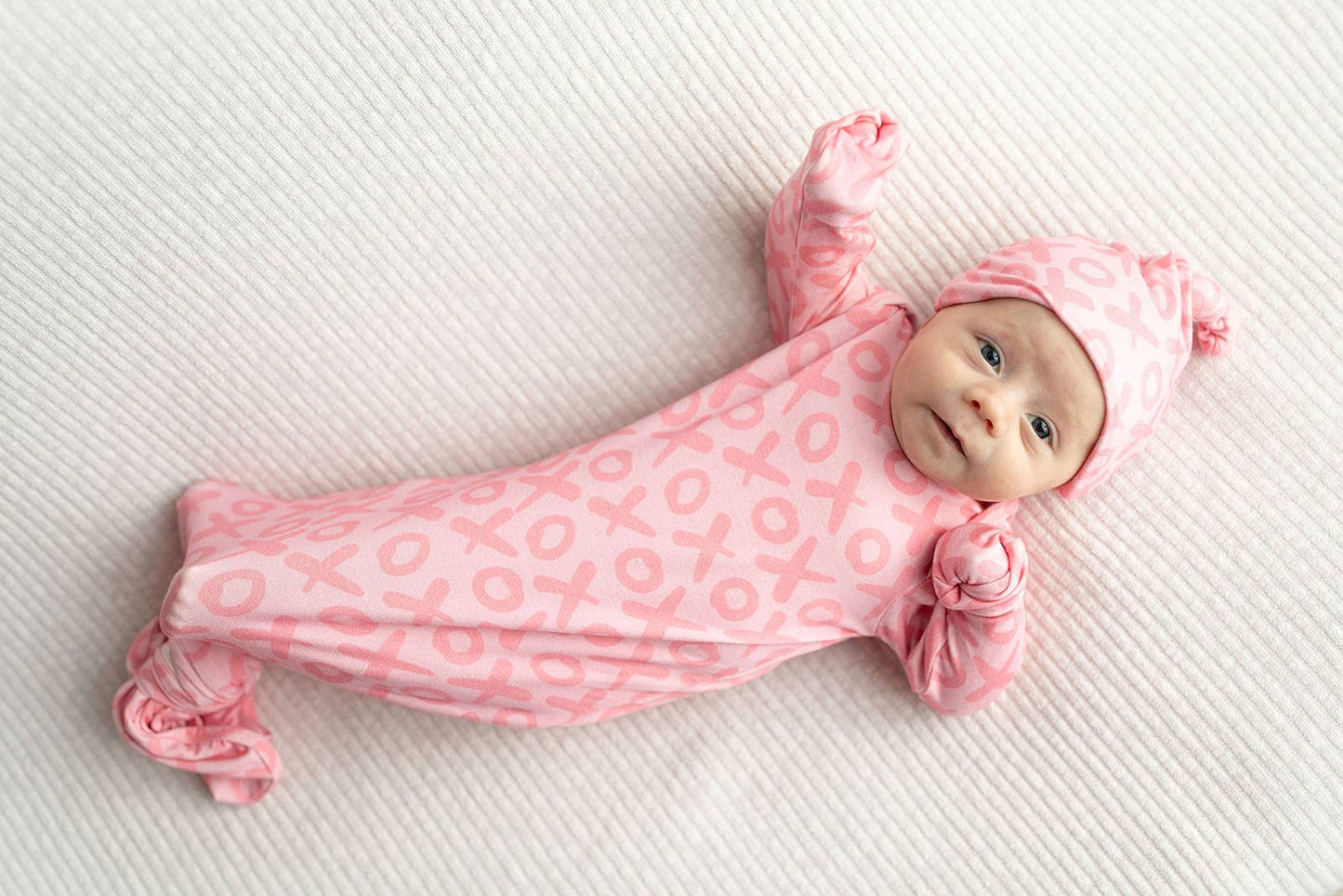 XOXO Love Knotted Newborn Baby Gown