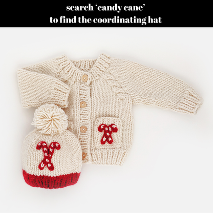 Candy Cane Cardigan Sweater
