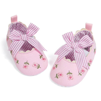 Embroidered Girls Baby shoes