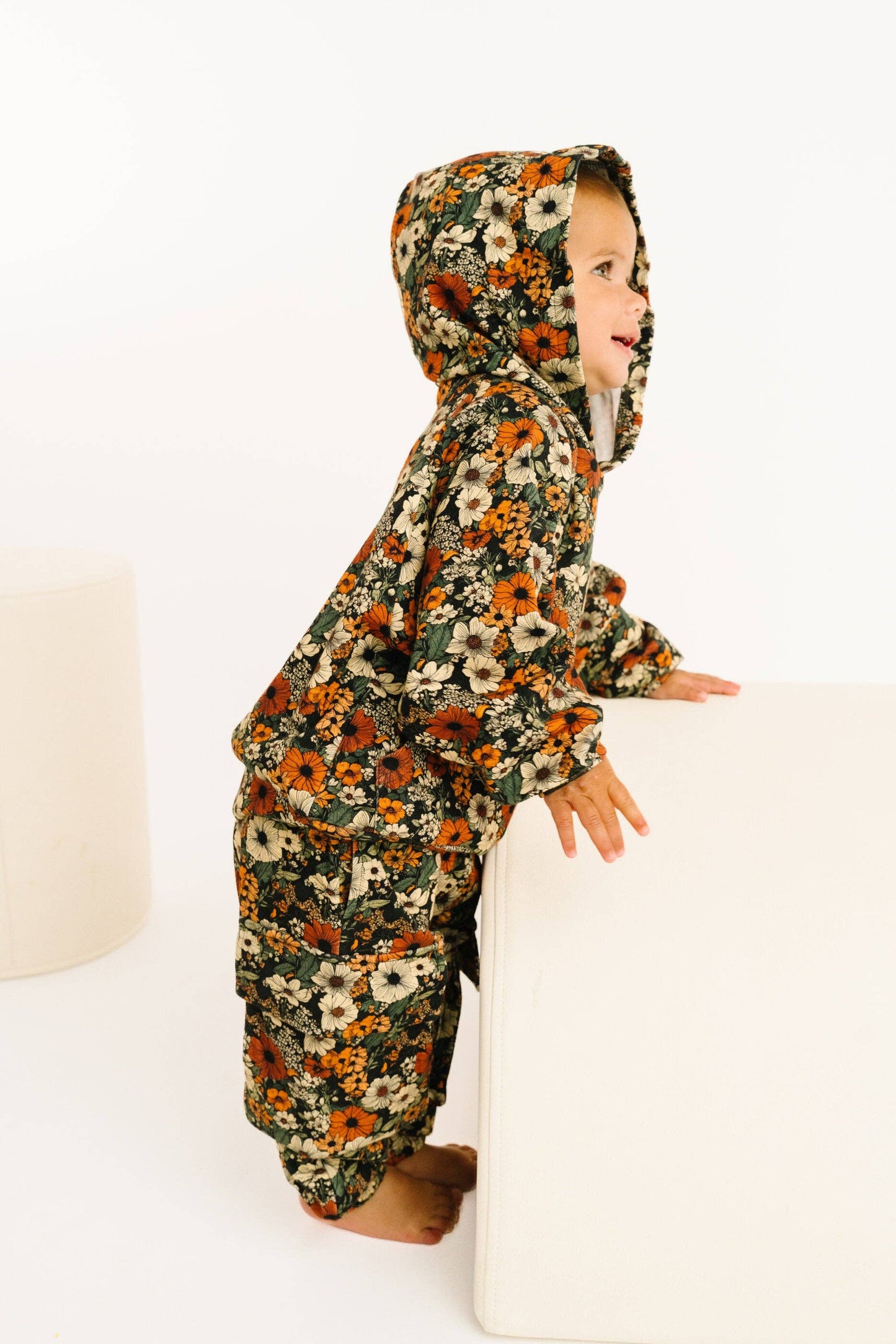 Rustic Blooms Cargo Hoodie Set