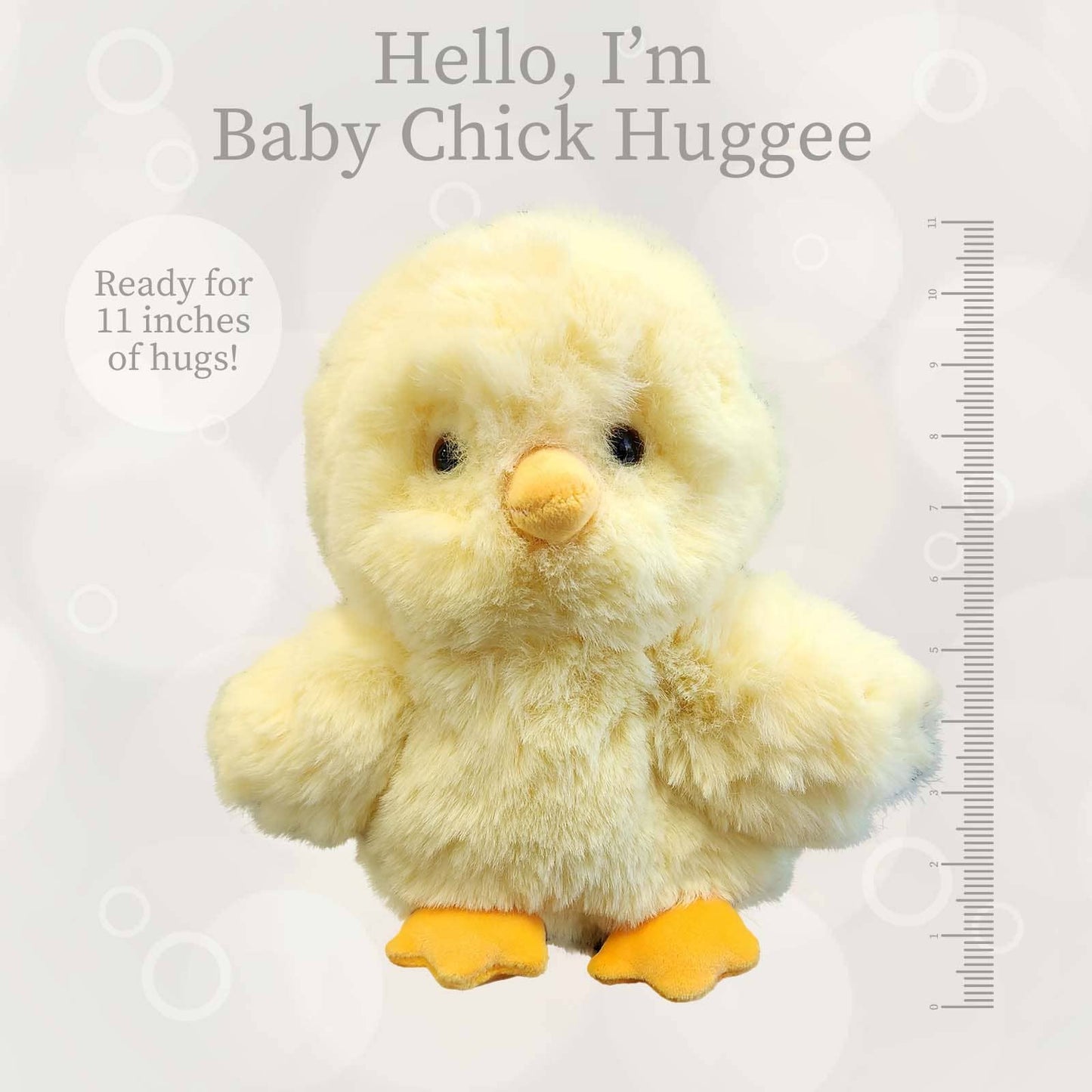 World's Softest Plush Huggee 11 inch - Baby Chick