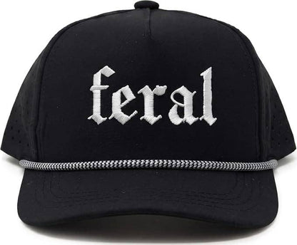 Kid's Golf Hat - Feral - Black