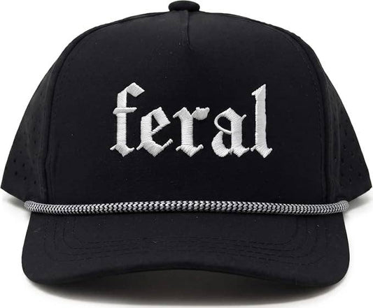 Kid's Golf Hat - Feral - Black