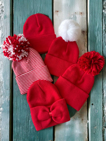 Baby's First Hat®, Red Pom