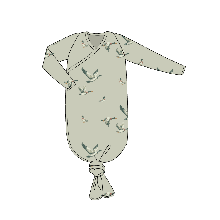 Goose Knotted Gown