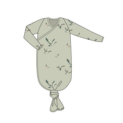 Goose Knotted Gown