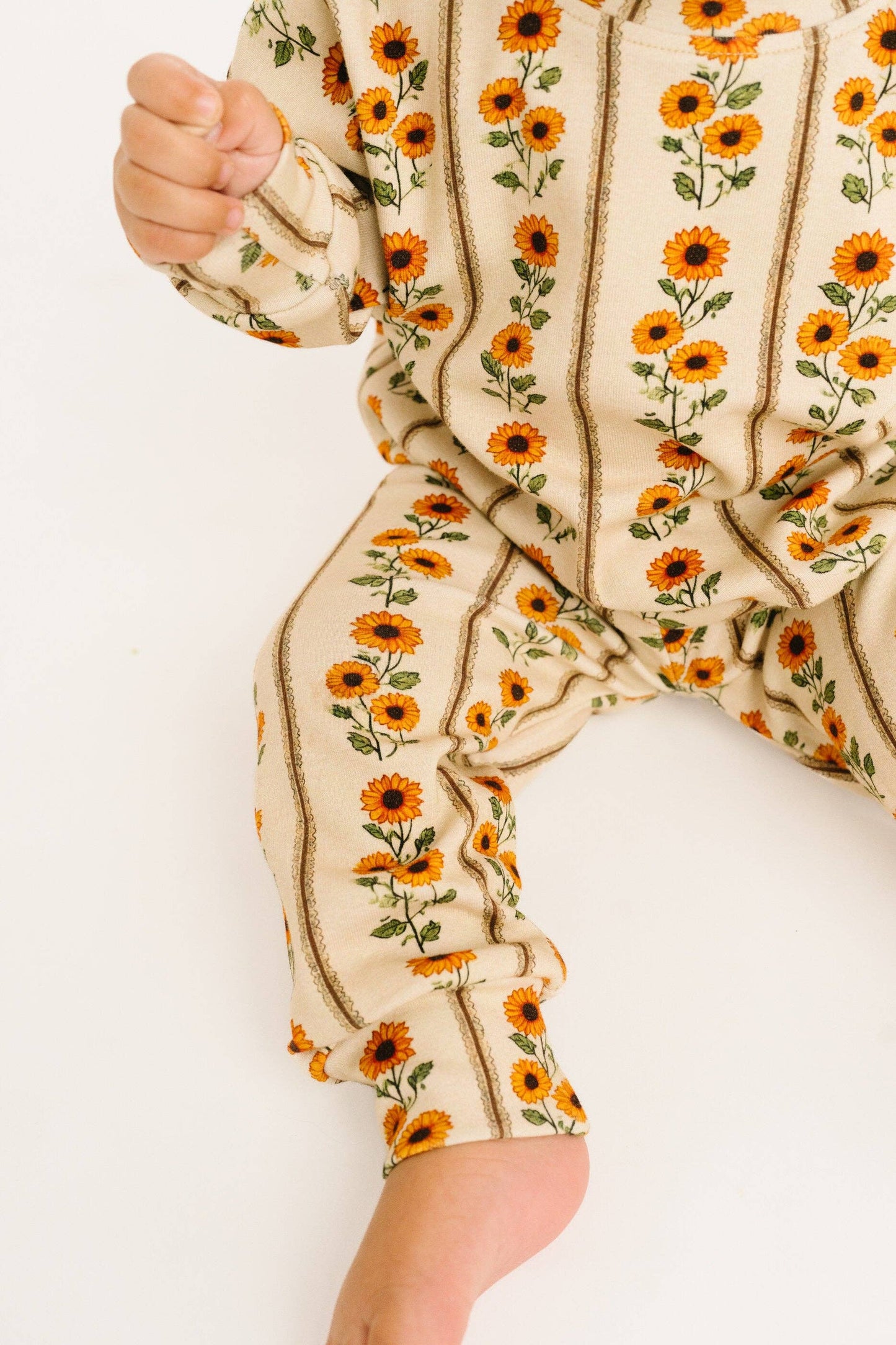 Sunflower Stripe Crewneck Set