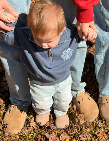 "Our World Needs Jesus" | Kids Half-Zip