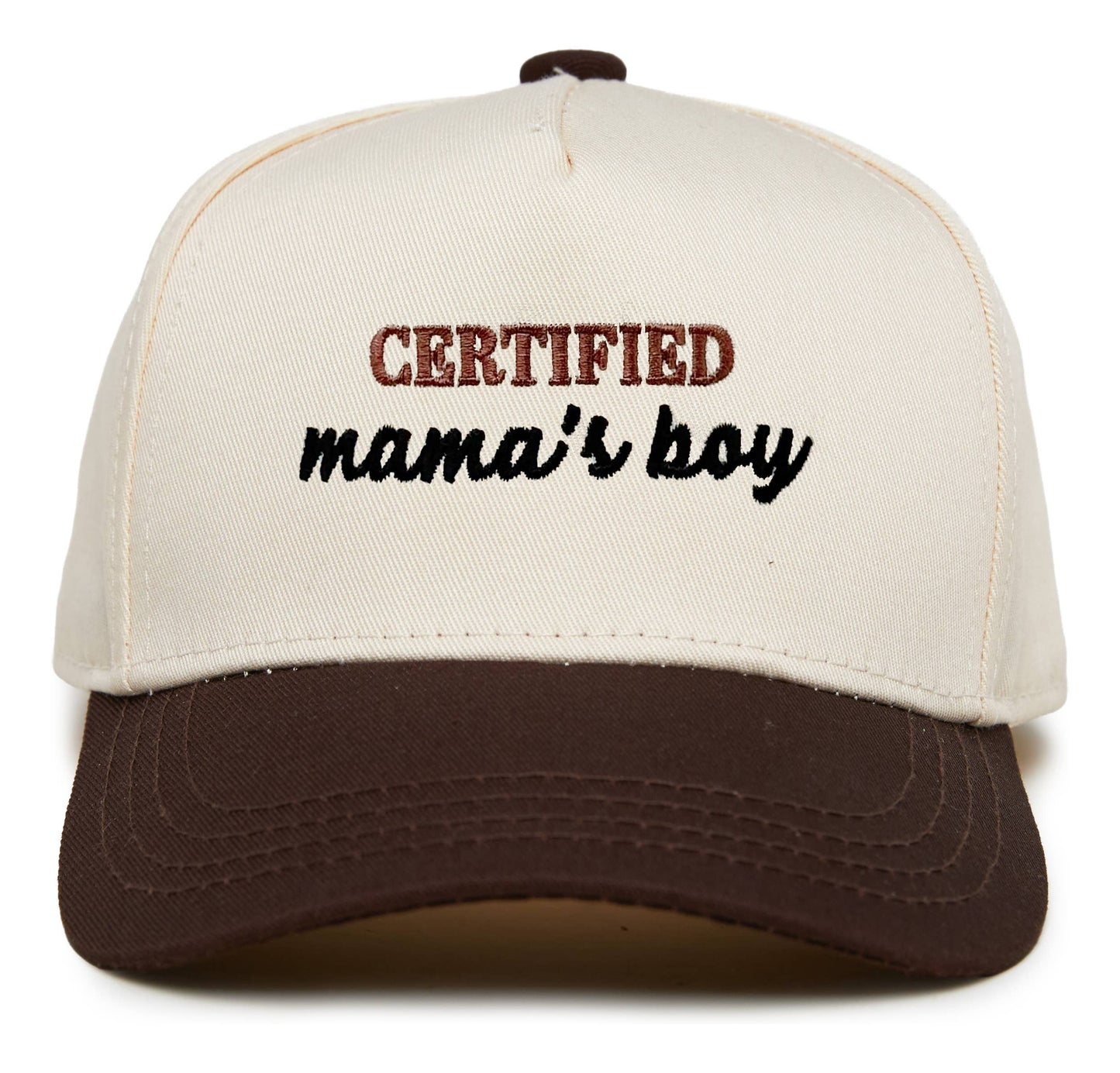 Kid/Baby Baseball Cap: Certified Mamas Boy