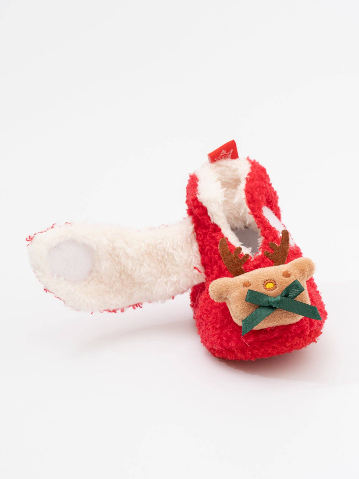 Soft Christmas Baby Booties
