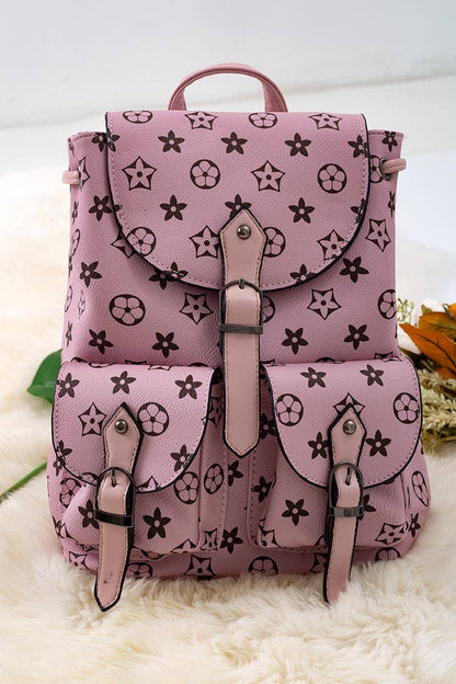 LV Inspired pleather kids backpack