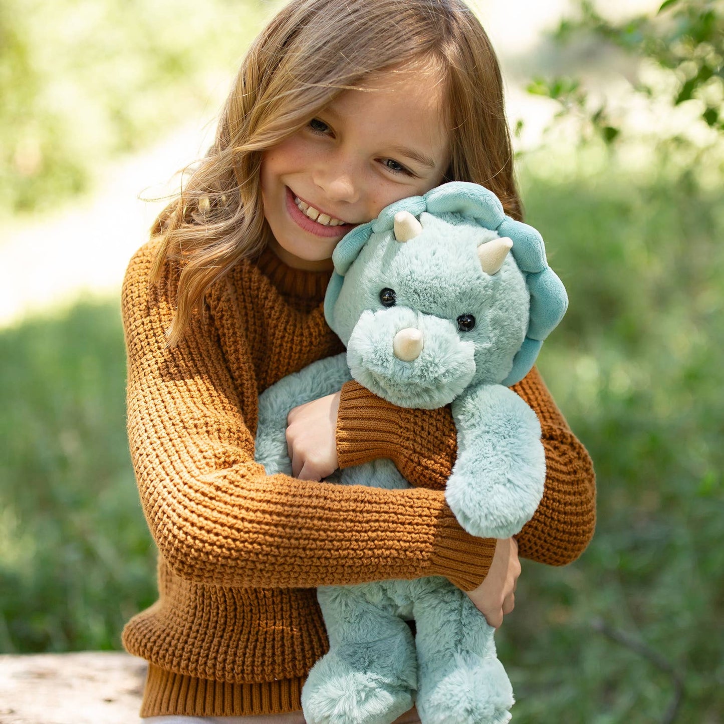 World Softest Plush Lushee 16 inch - TyTy Triceratops