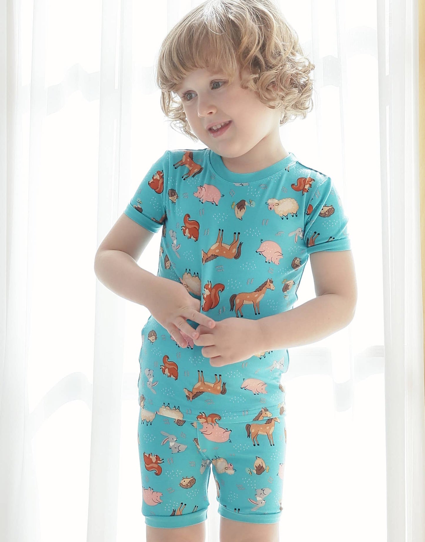 Animal Farm Bamboo Short Sleeve PJs