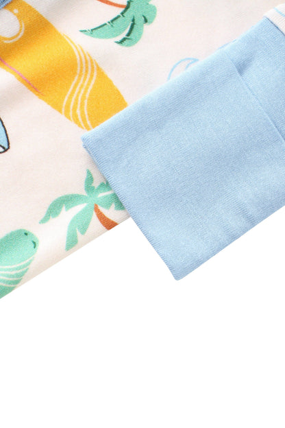 Surf's Up Bamboo Baby Convertible Zippy Romper