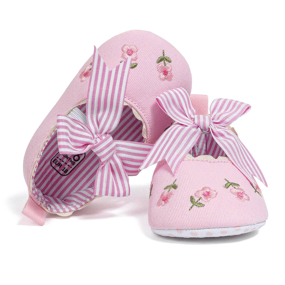 Embroidered Girls Baby shoes