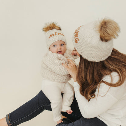 Mini Pecan Beanie Hat Baby & Kids