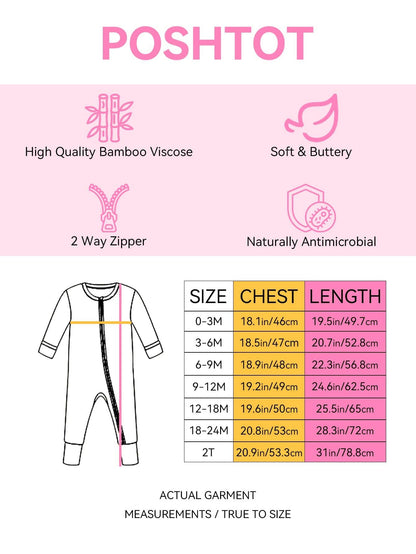Surf's Up Bamboo Baby Convertible Zippy Romper