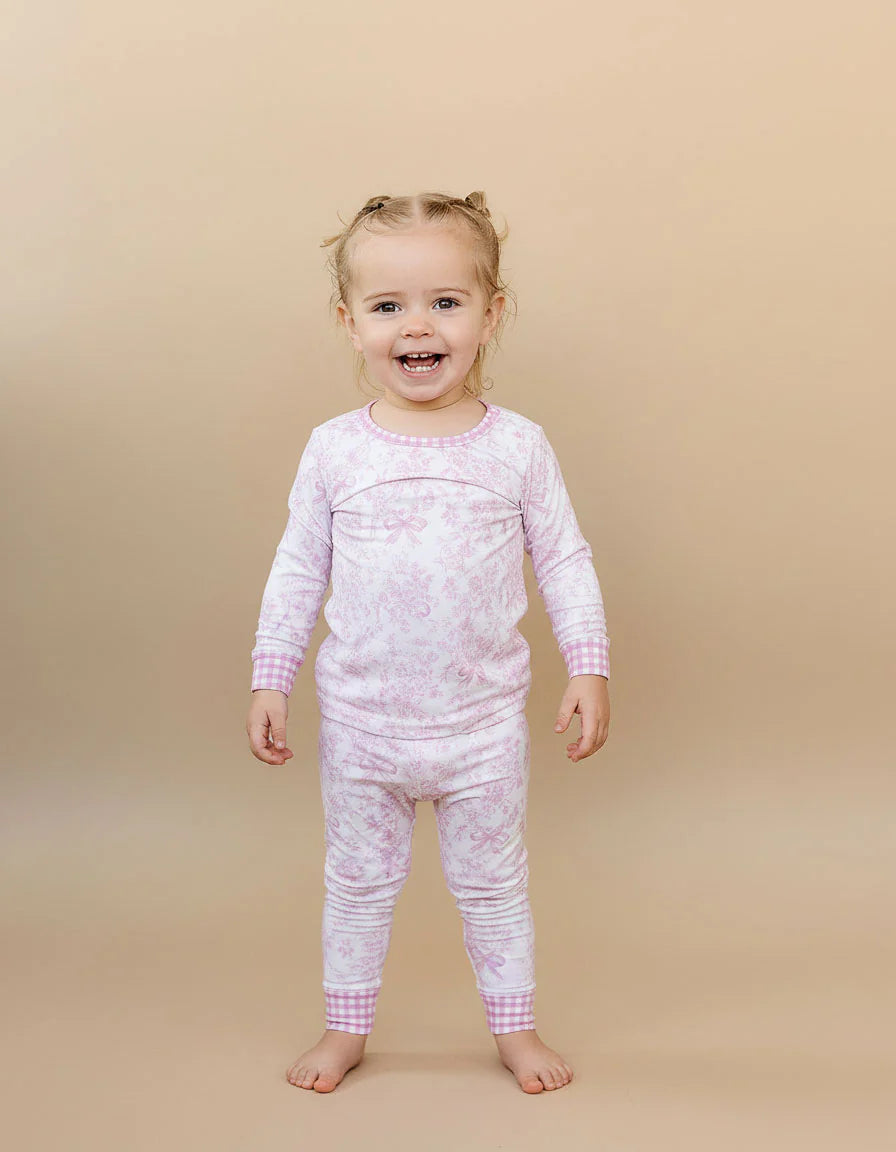 Petal Whimsy Bamboo Long Sleeve Set