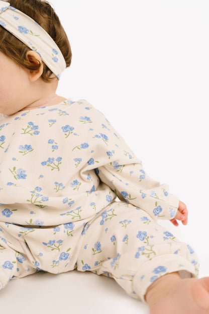 Blue Blooms Sweatsuit