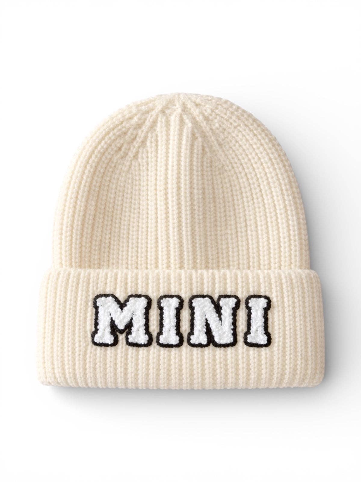Mini Knit Hat, French Vanilla