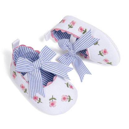 Embroidered Girls Baby shoes