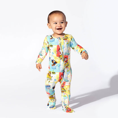Paw Patrol Comic Pups Bamboo Convertible Footie