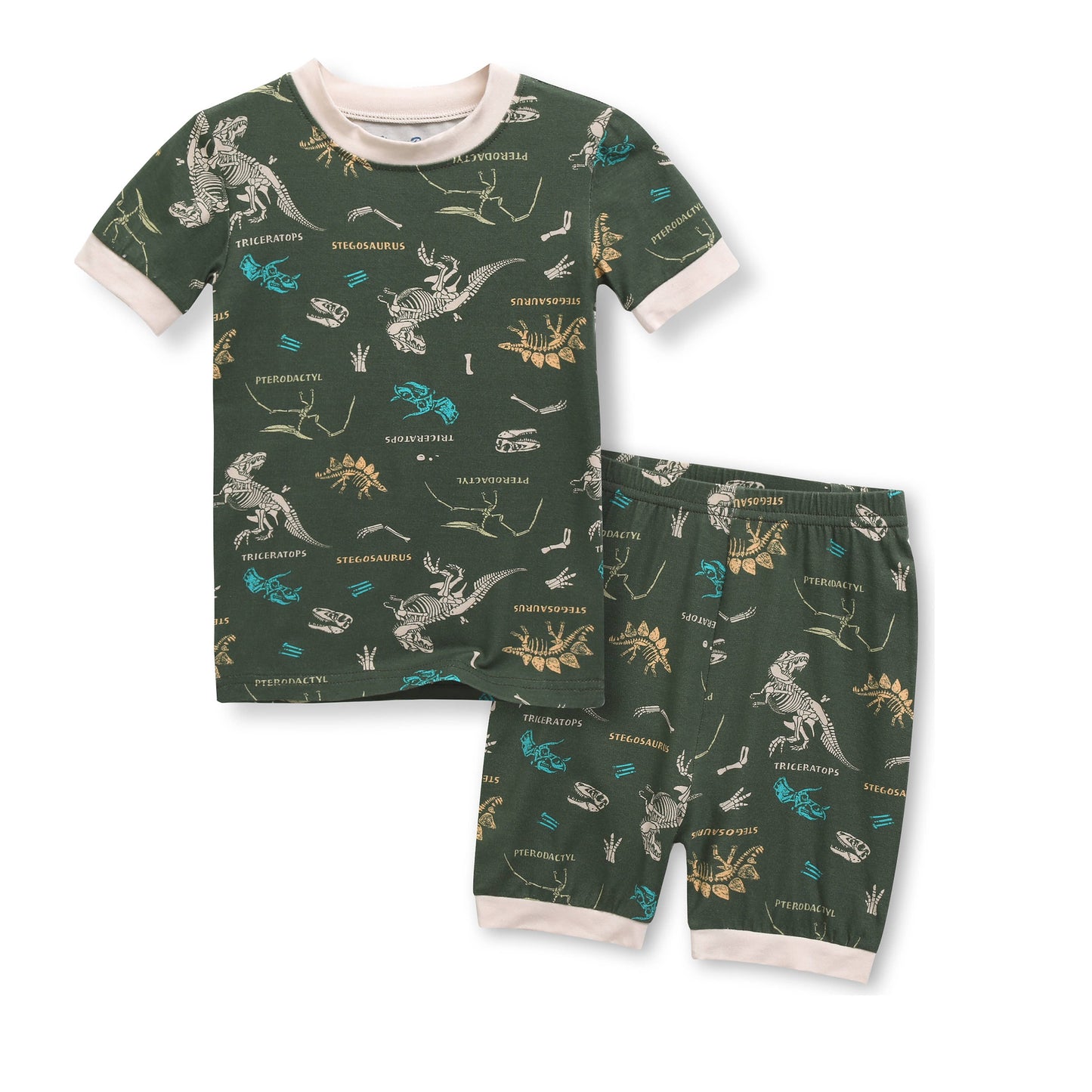 Dino | Viscose Short Sleeve PJ Set