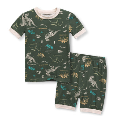 Dino | Viscose Short Sleeve PJ Set