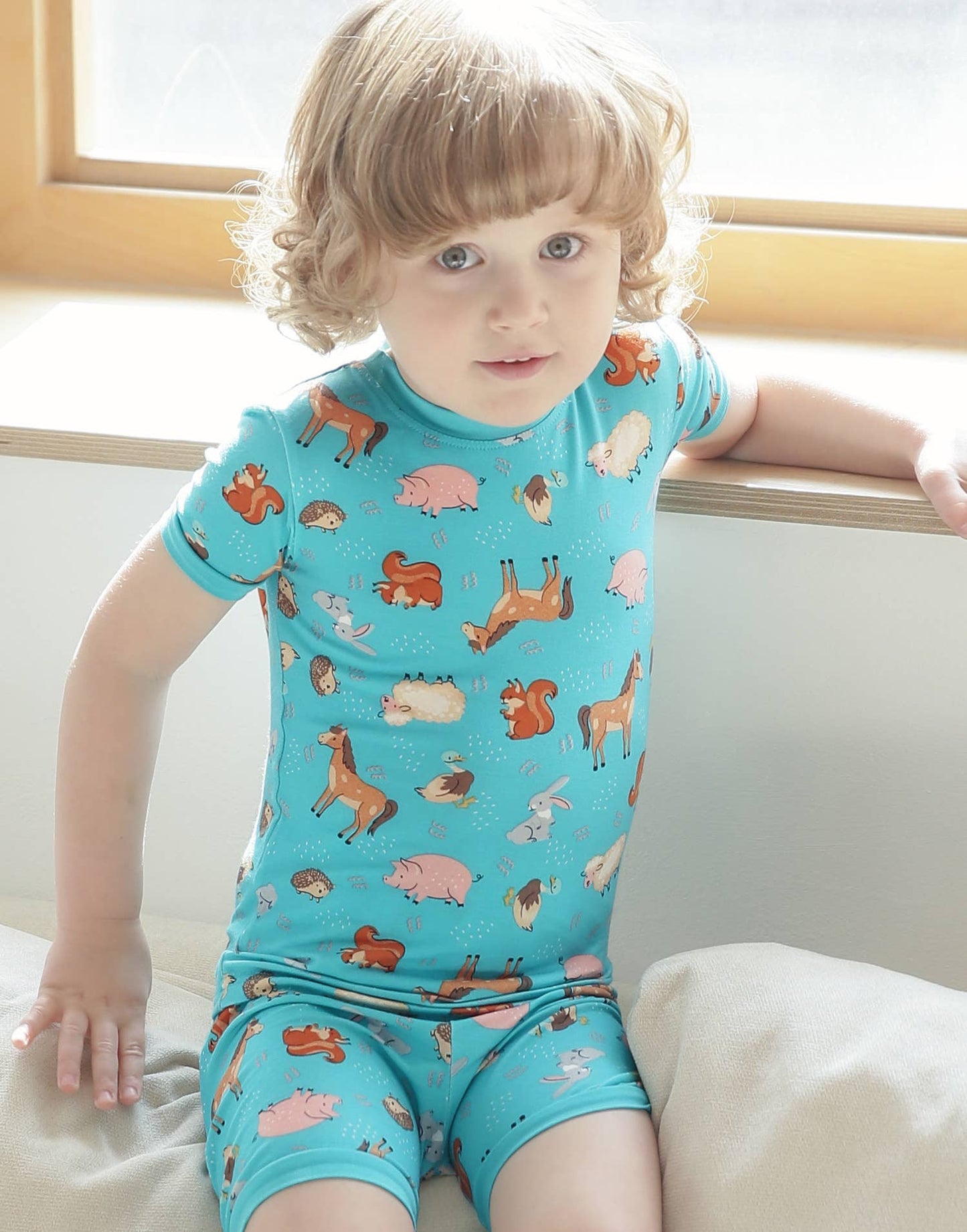 Animal Farm Bamboo Short Sleeve PJs