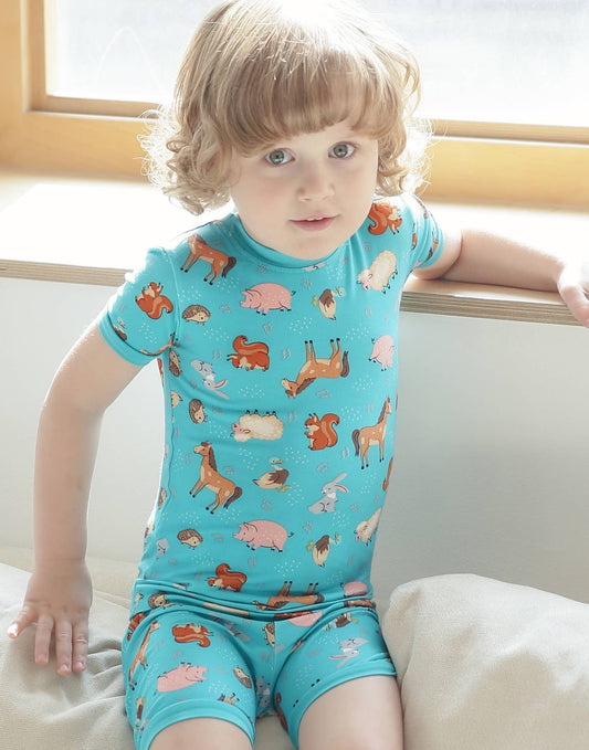 Animal Farm Bamboo Short Sleeve PJs