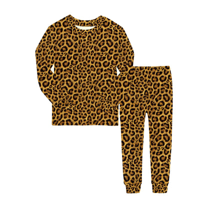 Leopard Bamboo Long Sleeve PJ Set