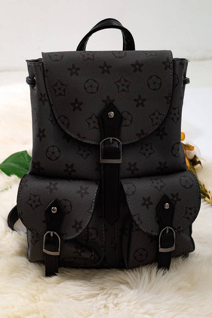 LV Inspired pleather kids backpack