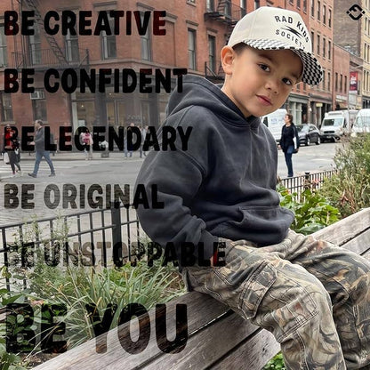 Kid/Baby Hat:  Rad Kids Society - Checker Print