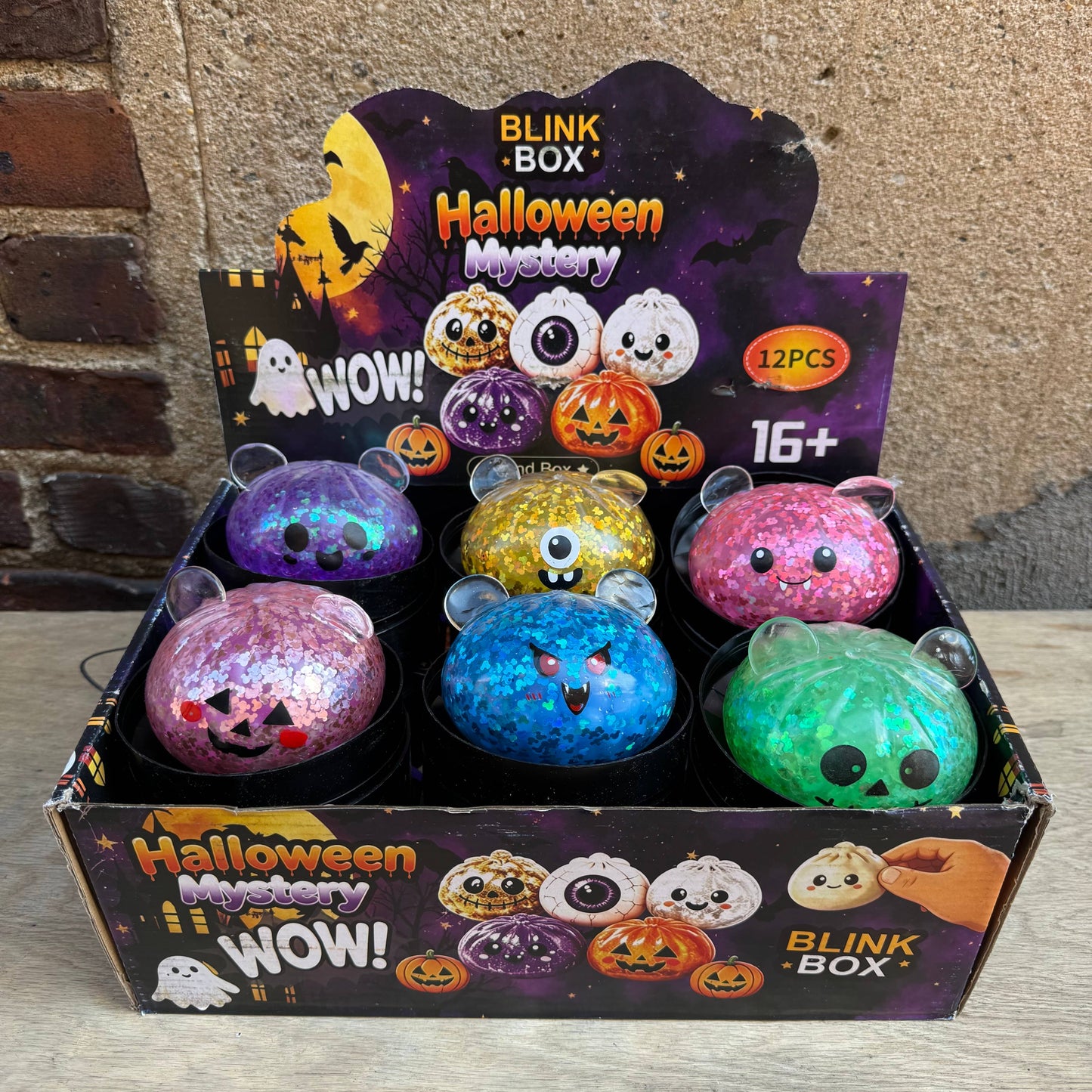 Halloween Confetti Orby Dumpling Squishy