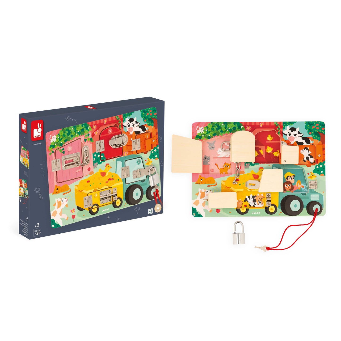 Interactive Padlocks Board | Farm