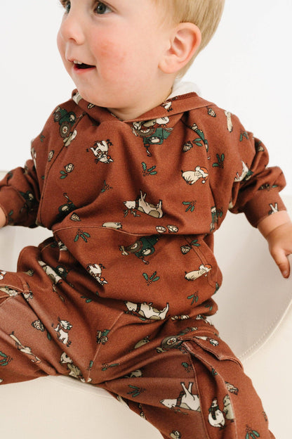 Christmas Farm Cargo Hoodie Set