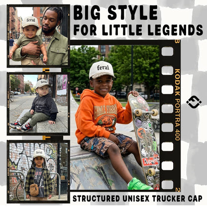 Kid/Baby Baseball Cap: Feral