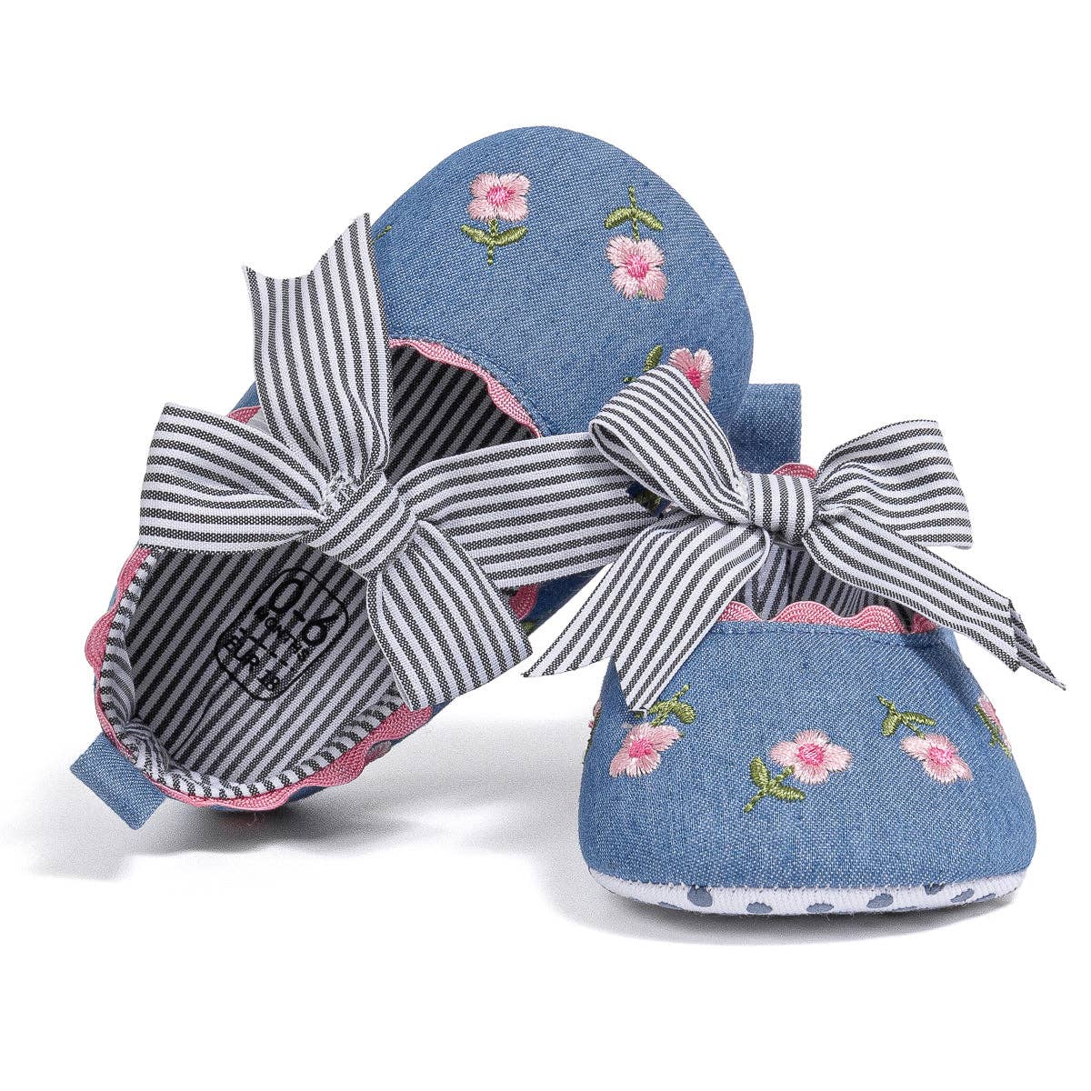 Embroidered Girls Baby shoes